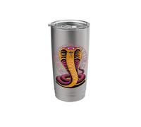 Retro King Cobra Snake Cobras Stainless Steel Insulated Tumbler