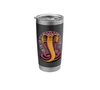 Retro King Cobra Snake Cobras Stainless Steel Insulated Tumbler