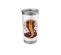 Retro King Cobra Snake Cobras Stainless Steel Insulated Tumbler