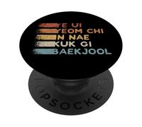 Retro Korean TKD Oath | Five Commandments Tae-Kwon-Do PopSockets Adhesive PopGrip