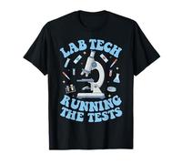 Retro Lab Tech Running Tests LAB TECH Running THE Tests T-Shirt
