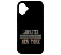 Retro Lancaster New York Case for iPhone 16 Plus