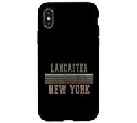 Retro Lancaster New York Case for iPhone X/XS