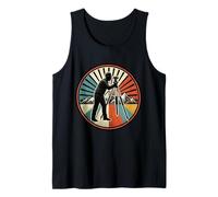 Retro Land Surveyor Mountain Theodolite Mapper Tank Top