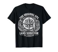 Retro Land Surveyor The Original GPS Technical Instrument T-Shirt