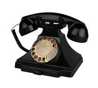 Retro Landline Telephone, Corded Antique Phone Vintage, 1930s Rotary Dial Home Decor Phone, Old Fashion Decorative House Phones for Seniors, Working Basic Rotary Phones for Home/Office/Hotel/School