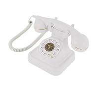 Retro Landline Telephone,Vintage Phone with Redial Function,Adjustable Ringer Volume,Corded Desk Classic Old Phone for Home Office Hotel Decoration