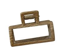 Retro Large Hair Claw Clips Vintage Hair Pine Clip Wooden Grain Hair Catcher Barrettes Ponytail Holder Hair Props