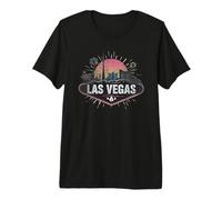 Retro Las Vegas Landscape Vintage Souvenir Premium T-Shirt