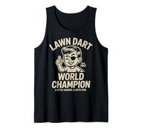 Retro Lawn Darts Champion Nostalgic Tank Top