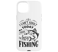 Retro Lazy Weekend Fishing - I'm Busy Fishing Bass Fishing Case for iPhone 15 Plus
