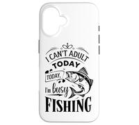 Retro Lazy Weekend Fishing - I'm Busy Fishing Bass Fishing Case for iPhone 16