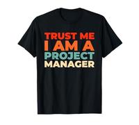 Retro Leadership Management - Vintage Project Manager T-Shirt