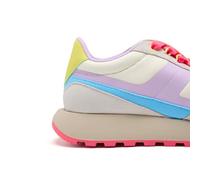 Retro Leather Athol Sneakers, Ivory White, 8 UK