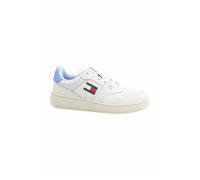Retro Leather Basketball Trainers - female - Tommy Hilfiger - Sneakers - White - 6 UK - Shoes 6 UK