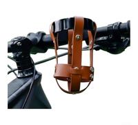 Retro Leather Net Bicycle Holder Aluminum Alloy Retro Leather