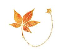 Retro Leaves Bookmarks with Chain Pendant for Writers, SQ2234 | Fall Leaves Metal Bookmarks, Rustproof Metal Bookmarks, Novel Fiction Page Marker for Book Lover Teacher Adult
