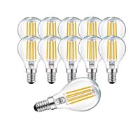 Retro LED Globe Light Bulb G45 2W 4W 6W E14 2700K Dimmable LED Filament Bulb 220V for Garden String Pendant Light Decor,6W