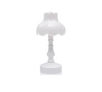 Retro LED Table Lamp with Vintage Design, Battery Powered Mini Night Light for Bedside and Room Decor(A)