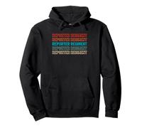 Retro Legal Transcription Team - Vintage Court Reporter Pullover Hoodie