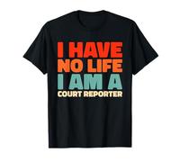 Retro Legal Transcription - Vintage Court Reporter T-Shirt