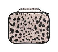 Retro Leopard Spot Colored Pencil Bag Large Capacity Pencil Case for Colouring Pencils Pen Bag Marker Organizer