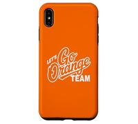 Retro LET'S GO ORANGE TEAM Varsity War Game Day Spirit W ase for iPhone XS Max