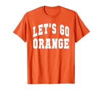 Retro Let's GO Orange Tournament War Game Day Competition T-Shirt