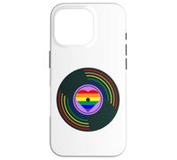 Retro LGBT Pride Flag Gay Lesbian 80's 90's Case for iPhone 16 Pro