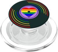 Retro LGBT Pride Flag Gay Lesbian 80's 90's PopSockets PopGrip for MagSafe