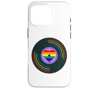 Retro LGBT Pride Flag Vintage Gay Lesbian 80's 90's Case for iPhone 16 Pro