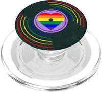 Retro LGBT Pride Flag Vintage Gay Lesbian 80's 90's PopSockets PopGrip for MagSafe