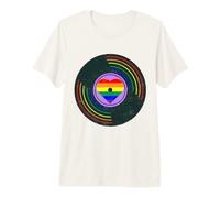 Retro LGBT Pride Flag Vintage Gay Lesbian 80's 90's Premium T-Shirt