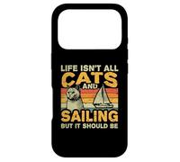 Retro Life Isn't All Cats And Sailing Case for iPhone 17 Pro