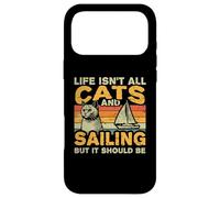 Retro Life Isn't All Cats And Sailing Case for iPhone 17 Pro Max