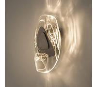 Retro Lights Fixture, European wall light - Modern - Pattern Romantic Wall Lamp Aluminum Wall Lights Glass Lampshade Wall Lighting LED Base Compatible with Use in Bedrooms Bedside Study Room Livi