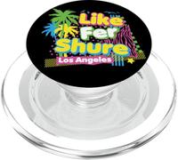 Retro Like For Sure Los Angeles Awesome 80s Graphic PopSockets PopGrip for MagSafe
