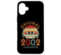Retro Limited Edition 2002 Cassette Tape 24th Birthday Case for iPhone 16 Plus