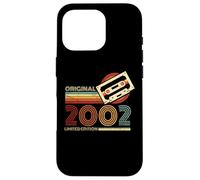Retro Limited Edition 2002 Cassette Tape 24th Birthday Case for iPhone 16 Pro