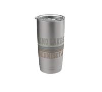Retro Lino Lakes Minnesota Stainless Steel Insulated Tumbler