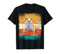 Retro Lizard Reptile Keeper Vintage Leopard Gecko Men Women T-Shirt