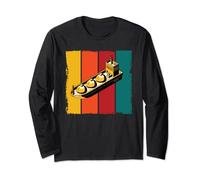 Retro LNG Carrier Apparel Liquefied Natural Gas Tank Ship Long Sleeve T-Shirt