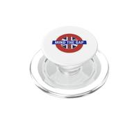 Retro London Subway Round Sign Travel Graphic PopSockets PopGrip for MagSafe