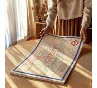 Retro London Tube Map | 1930s Old London Underground Poster Print - Wall Art for Home Décor | Available in A0, A1, A2, A3, A4, Maxi, 50x70, and 70x100 Sizes
