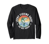Retro Lucky Fishing - Do Not Wash Funny Fishing Fisherman Long Sleeve T-Shirt
