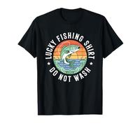 Retro Lucky Fishing - Do Not Wash Funny Fishing Fisherman T-Shirt