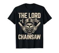 Retro lumberjack design for tree surgeon forester & arborist T-Shirt