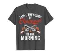 Retro Lumberjack Design for Tree Surgeon Forester & Arborist T-Shirt, Men, Dark Heather Grey, XX-Large