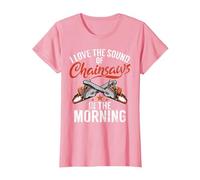 Retro Lumberjack Design for Tree Surgeon Forester & Arborist T-Shirt, Women, Pink, XX-Large