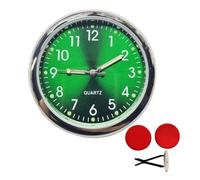 Retro Luminous Mini Car Clock - Vintage Quartz Dashboard Watch With Air Vent Clip & Adhesive Sticker | Luminous Universal Clock For Cars & Bikes